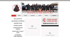 Desktop Screenshot of gts-security.ro